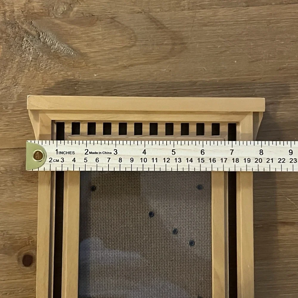 Fetco Wood Picture Frame 5x7 Geometric Mid Century Modern Style Thailand